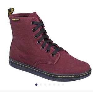 Burgundy doc martens